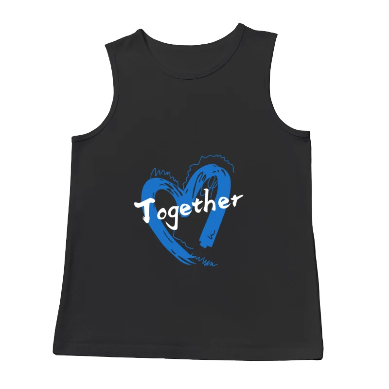 Gemeinschaftliches Herzdesign Herren Tanktops