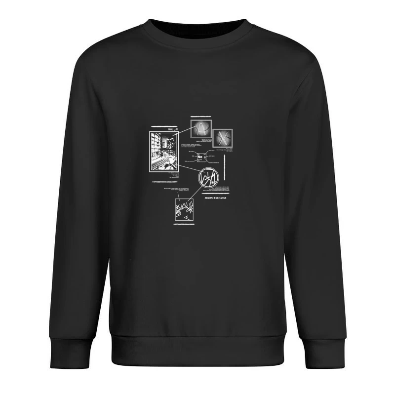  Herren Pullover Sweatshirt