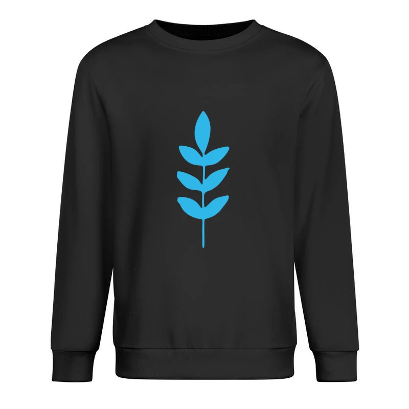 Silhouette de Branche Bleue Homme Sweat-shirt à enfiler
