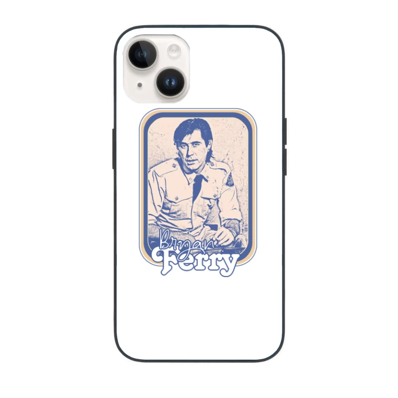 Bryan Ferry   Retro Fan Art Design iPhone Case