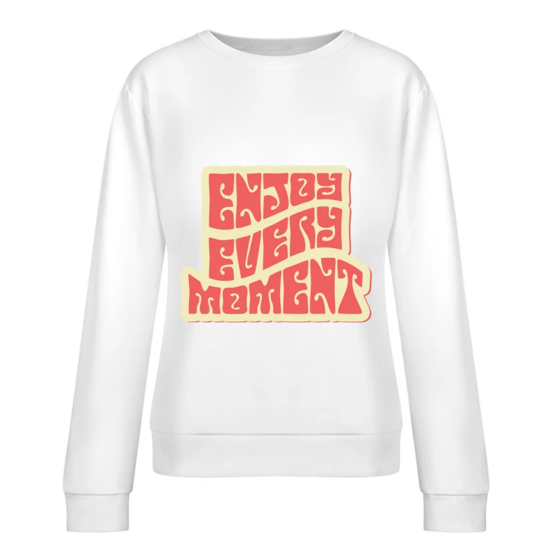Inspirierendes Zitat in Retro-Stil Damen Pullover Sweatshirt