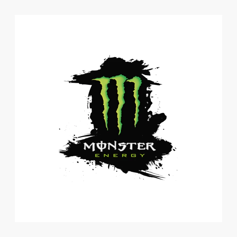 4 Monster energy drink Pin