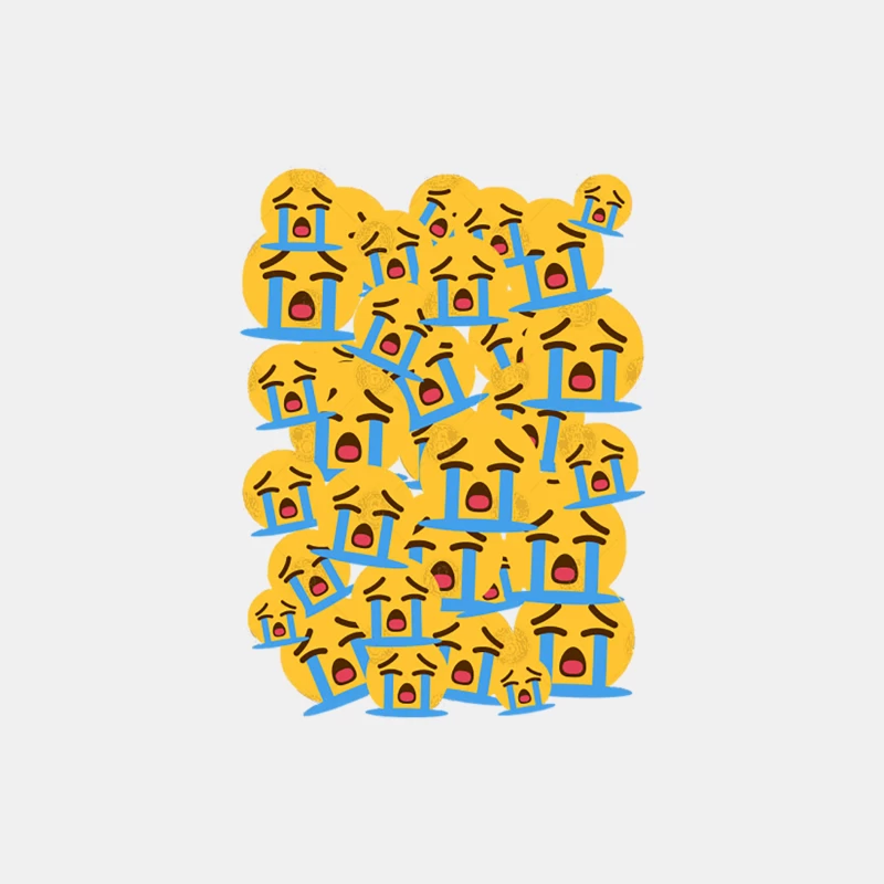 Crying Emoji Male Tank Top