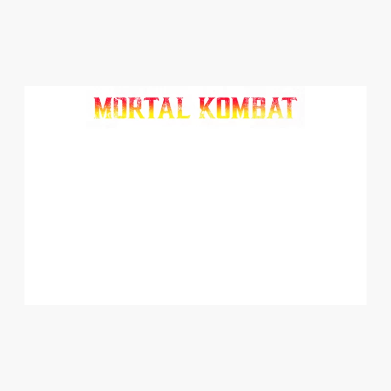 Mortal Kombat Vintage Title, distressed Travel Mug