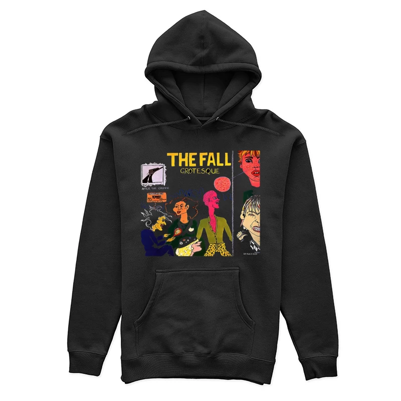 The Fall's "Grotesque" Post-Punk Album Cover Illustration Female Pullover Hoodie