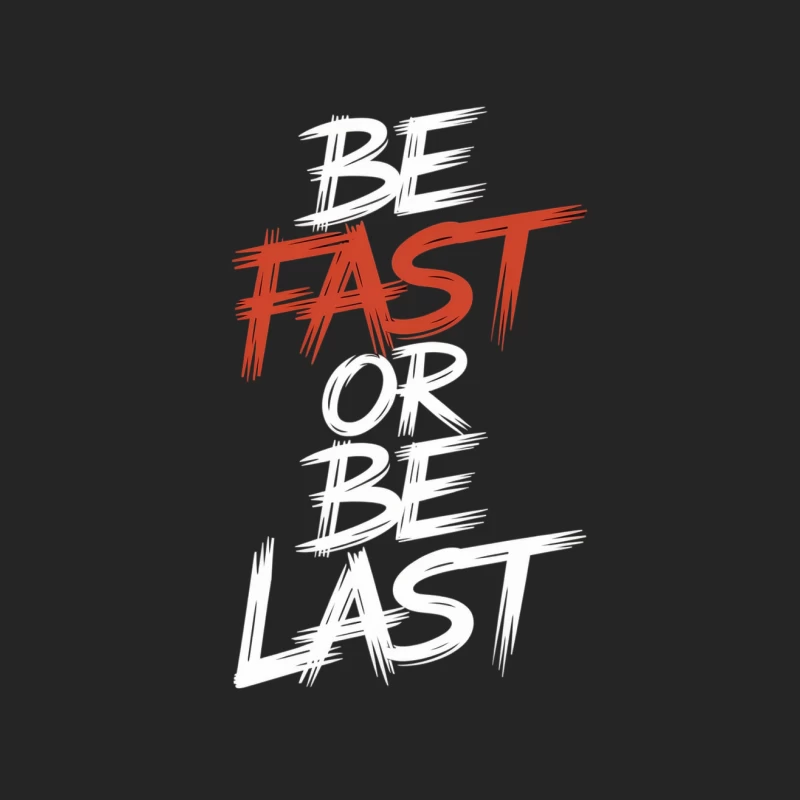 Fast Typography: Minimalist Red Text Design Female Pullover Sweatshirt