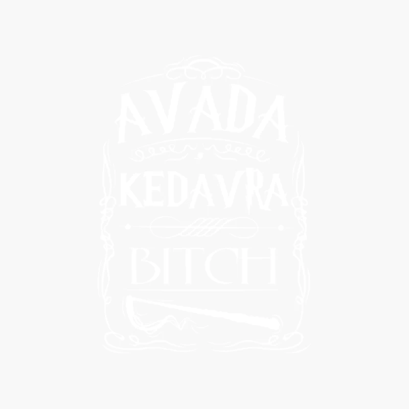 Avada Kedavra Bitch Cotton Tote Bag