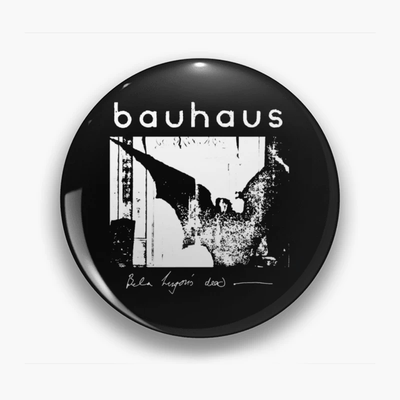 Vintage Bauhaus Typography and Abstract Design Study Pin