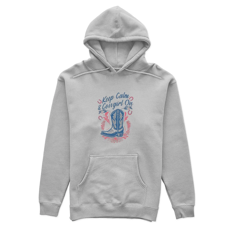 Garde ton calme et continue en Cowgirl Femme Sweat à capuche