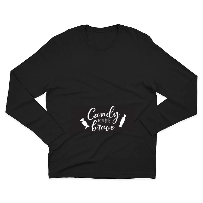 Affiche Bonbons pour les Courageux Homme Manches Longues T-Shirt