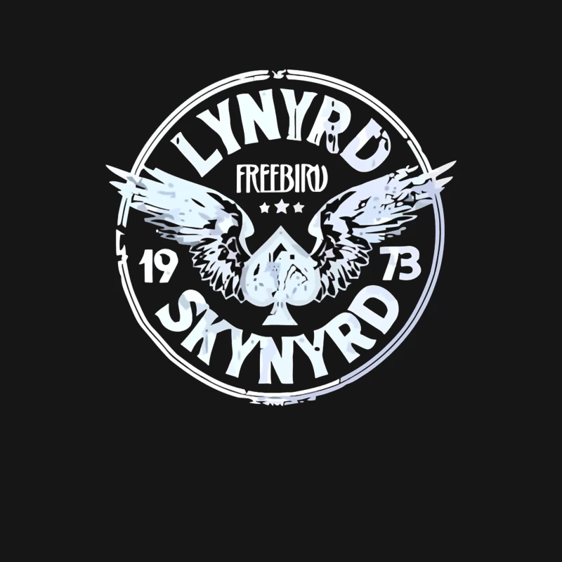 Lynyrd Skynyrd Freebird Winged Spade Logo 1973 Male Long Sleeve T-Shirt