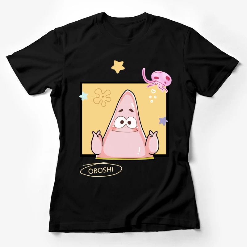 Niedliche Meereskreatur Illustration Damen T-Shirt