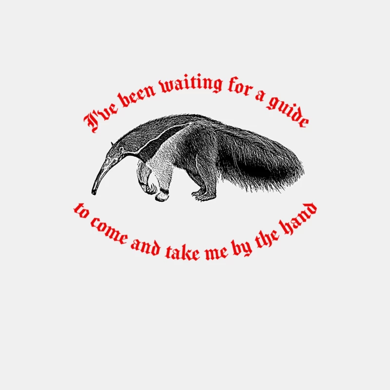 Disorder Nihilist Anteater Design Male Tank Top