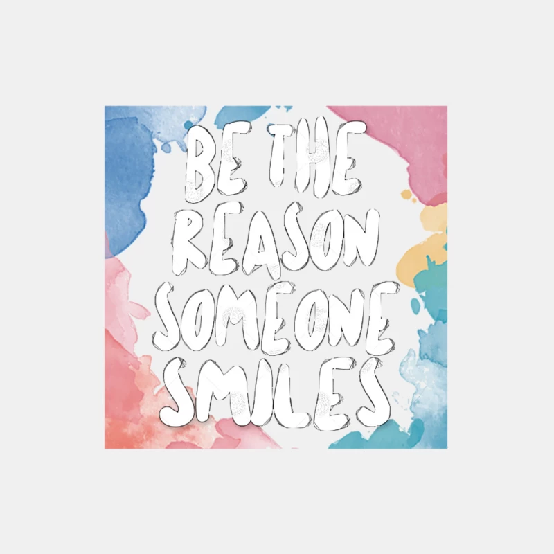 Be The Reason Someone Smiles. Male Tank Top