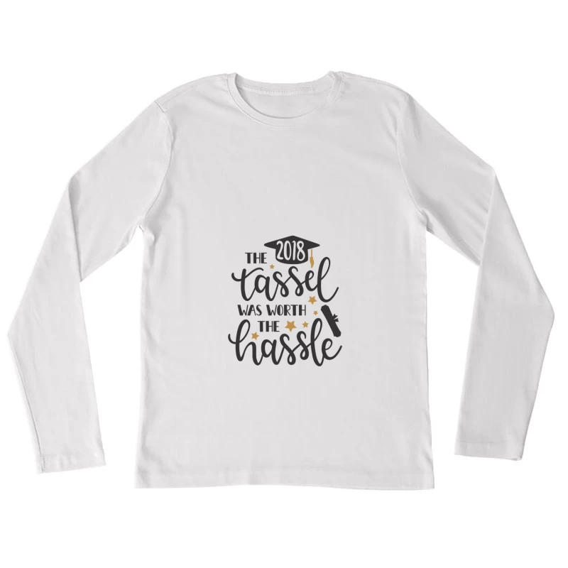 Citation de graduation 2018 Femme Manches Longues T-Shirt