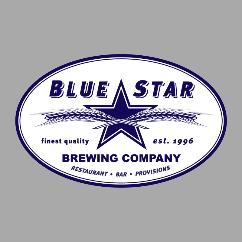 Blue Star Beer Male Pullover Hoodie
