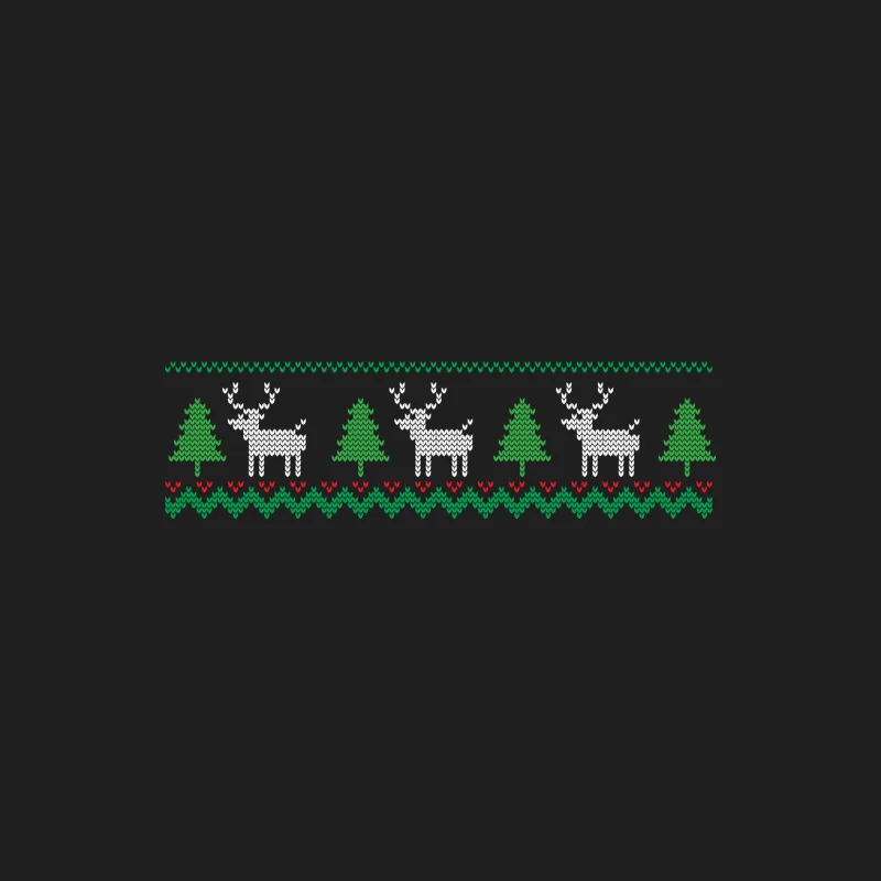 Motif de Noël avec rennes et sapins Homme Débardeur