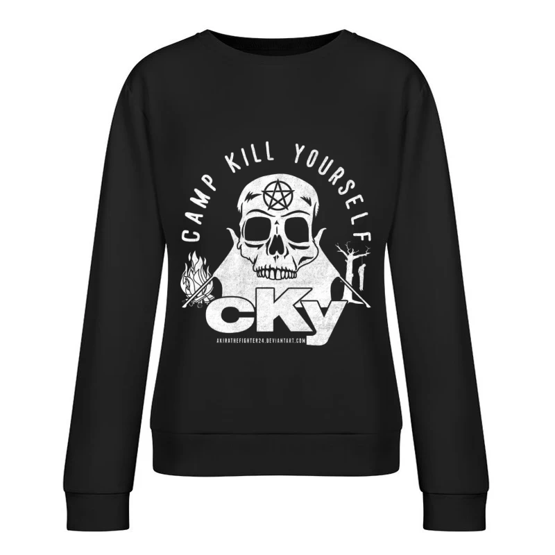 CKY Retro Female Pullover Sweatshirt