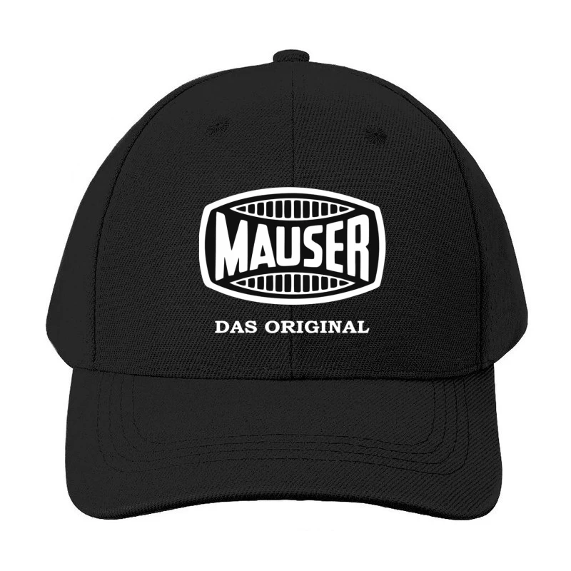 Vintage Mauser Firearms Company Logo with "Das Original" Text Baseball Cap