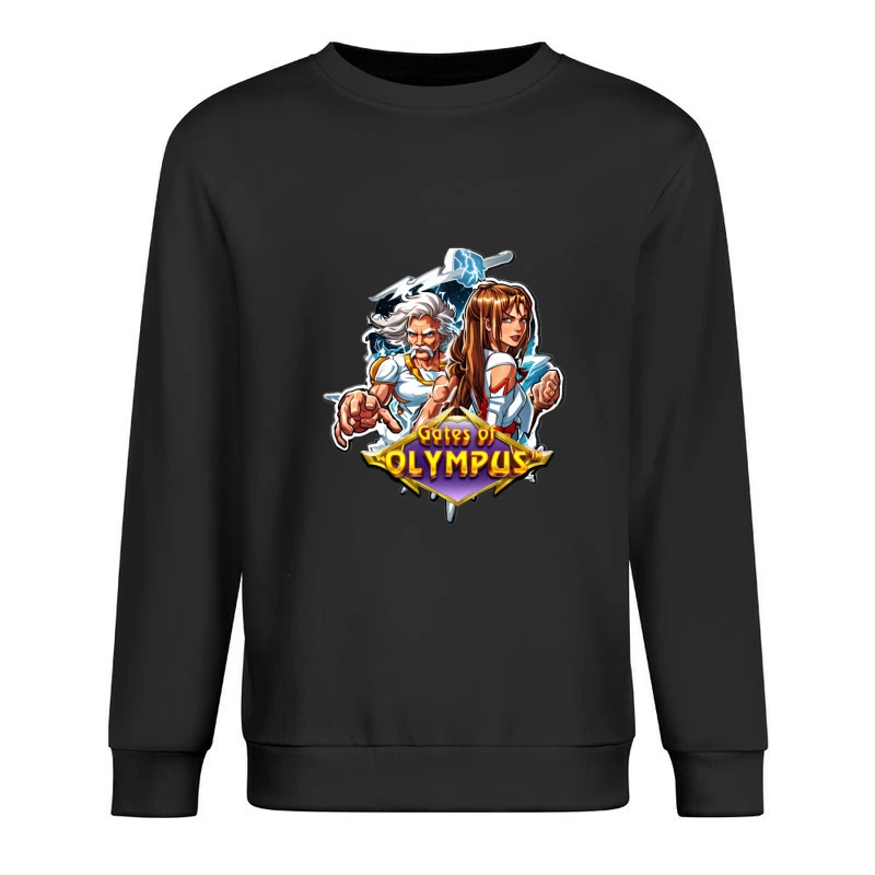 Gates of Olympus Game Artwork Male Pullover Sweatshirt