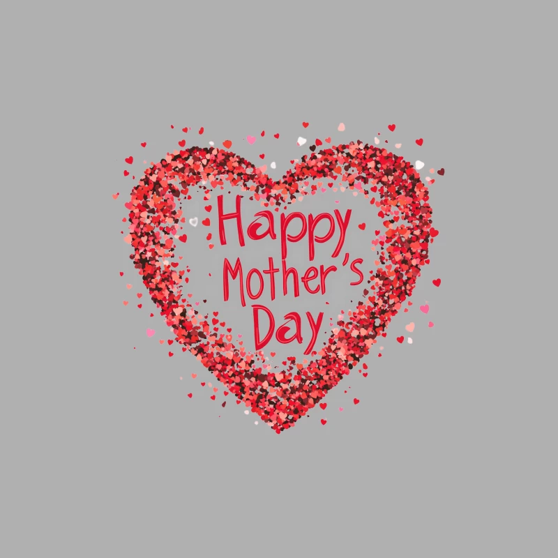 Heartfelt Mother's Day Greeting Card Design Male Tank Top