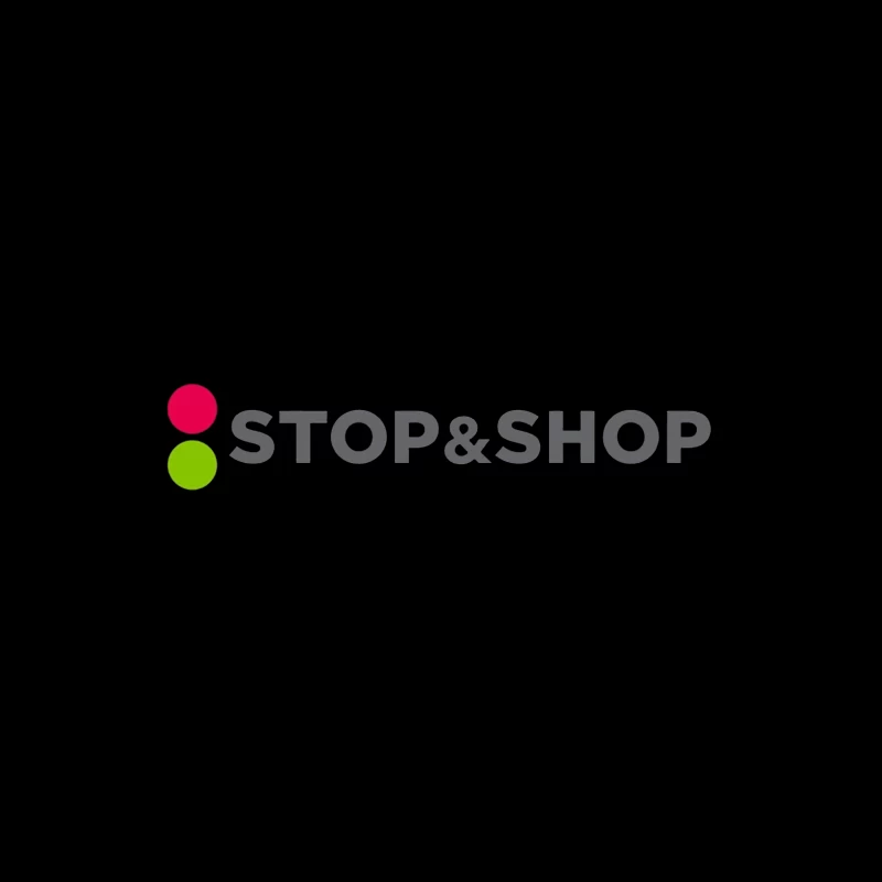 Stop & Shop Retail Brand Logo with Traffic Light Design Tapestry