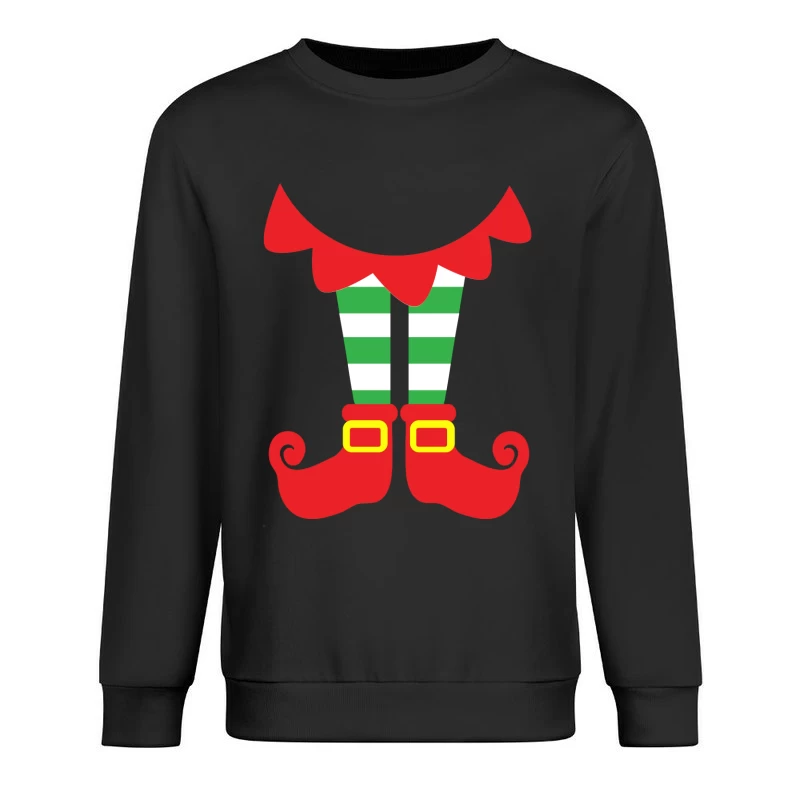 Jambes de lutin avec chaussettes rayées Homme Sweat-shirt à enfiler