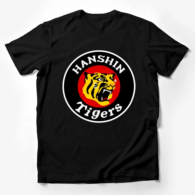 Hanshin Tigers Japanese Baseball Team Logo Male T-Shirt