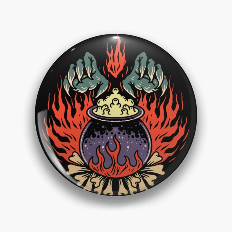 Cauldron of Flames Pin