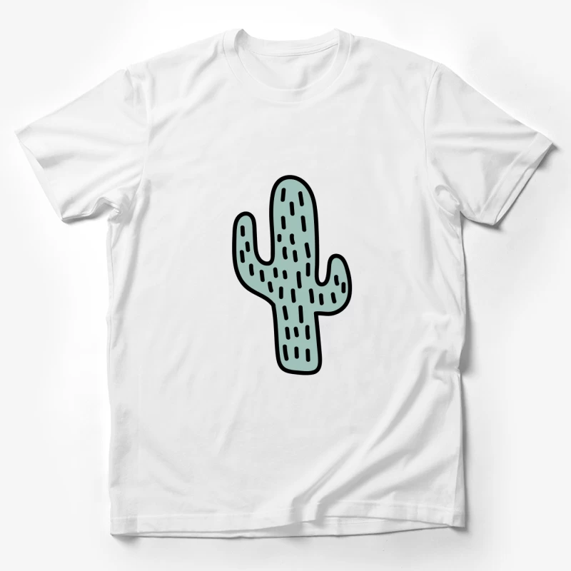 Cactus Dessiné à la Main Homme T-Shirt