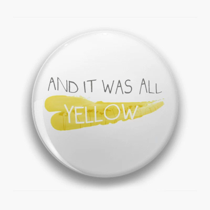 Coldplay Lyrics Yellow Pin