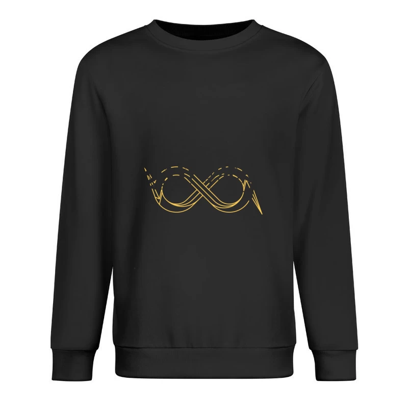 Künstlerisches Unendlichkeitssymbol Herren Pullover Sweatshirt