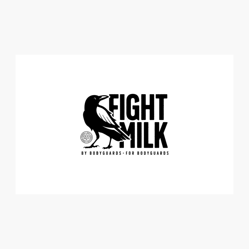 Bodyguard Crow Logo for Fight Milk Travel Mug