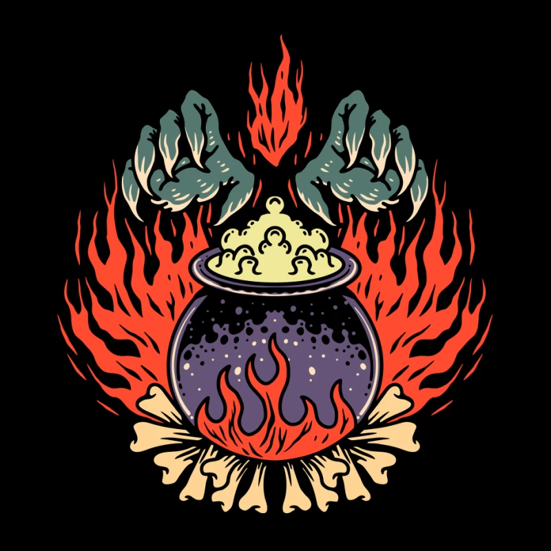 Cauldron of Flames Pin