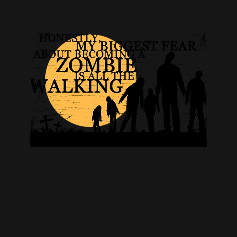 Zombie Meme - All The Walking Mouse Pad