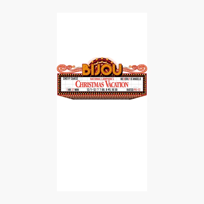 Christmas Vacation Marquee iPhone Case