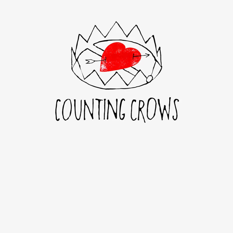 Counting Crows White Love Trap Female Long Sleeve T-Shirt