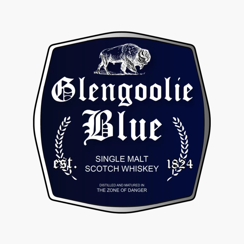 Glengoolie Blue Cotton Tote Bag