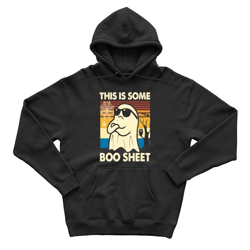 Cooler Geist mit Sonnenbrille und Spruch Herren Pullover Hoodie