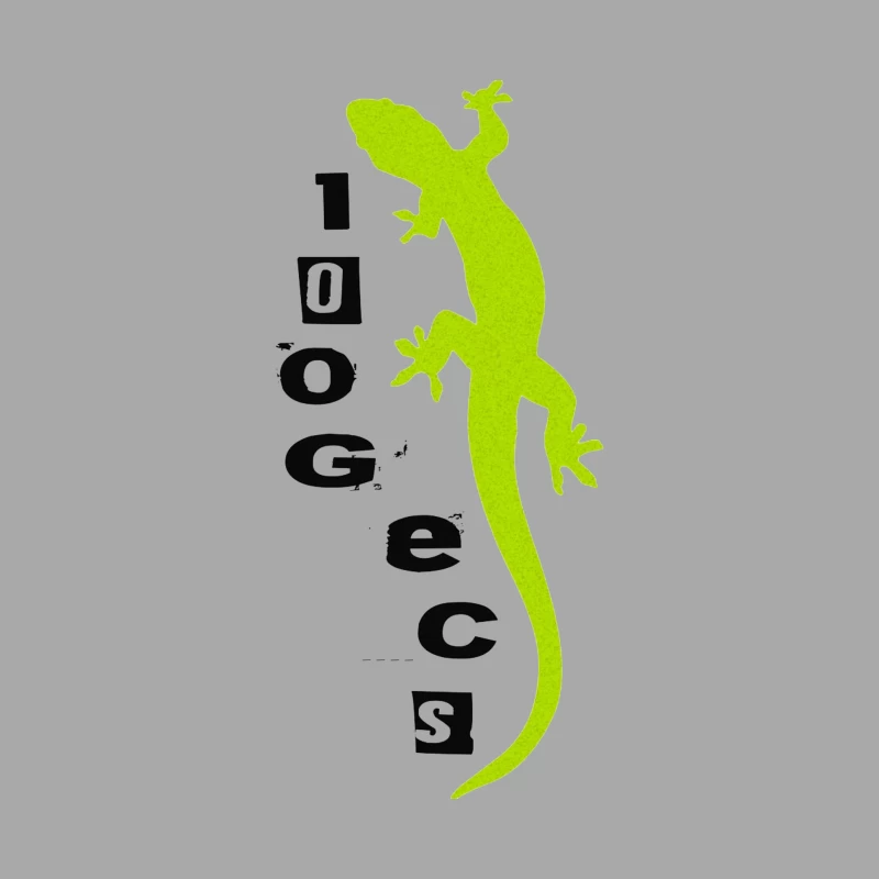 Gecko Logo Design Male Pullover Hoodie