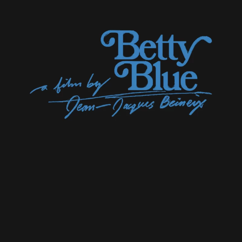 Betty Blue 80s Movie Tribute Typography Design Mouse Pad
