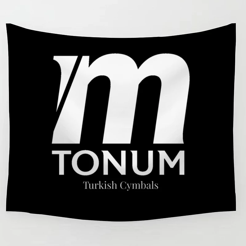 Tonum Turkish Cymbals Brand Logo in White Tapestry