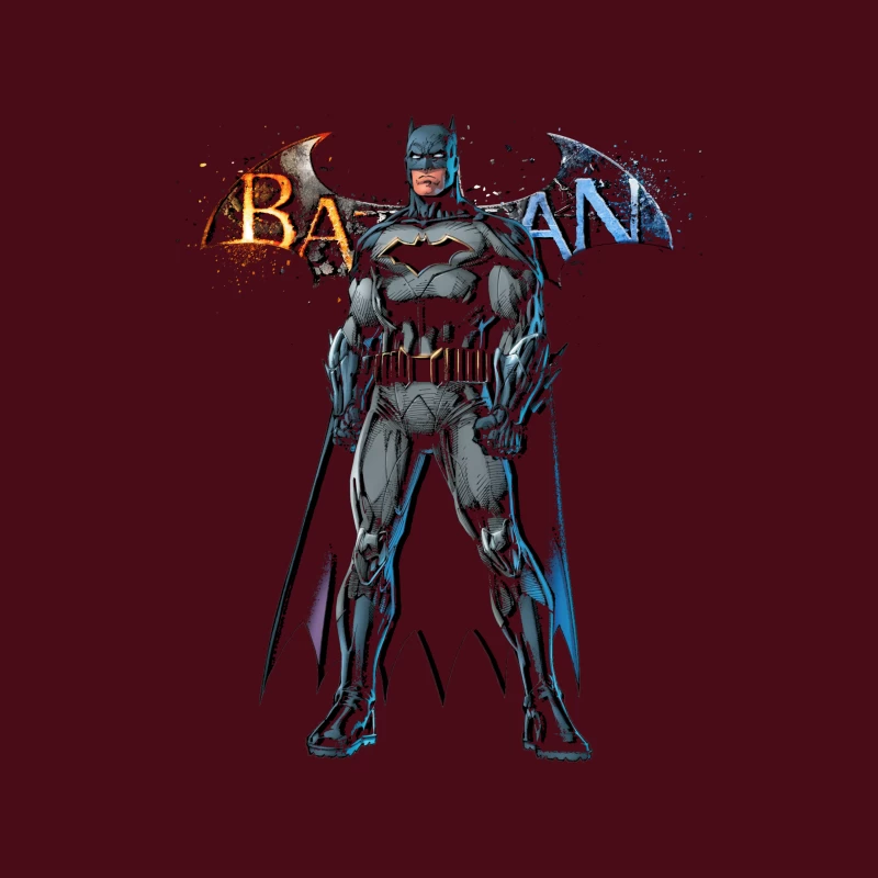 Batman Character Illustration Tapestry