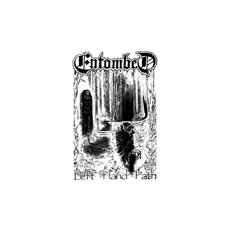 Entombed Left Hand Path Black White iPhone Case