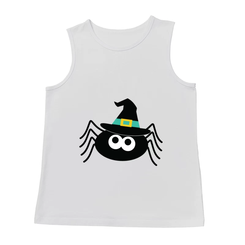 Araignée Halloween avec chapeau de sorcière Homme Débardeur