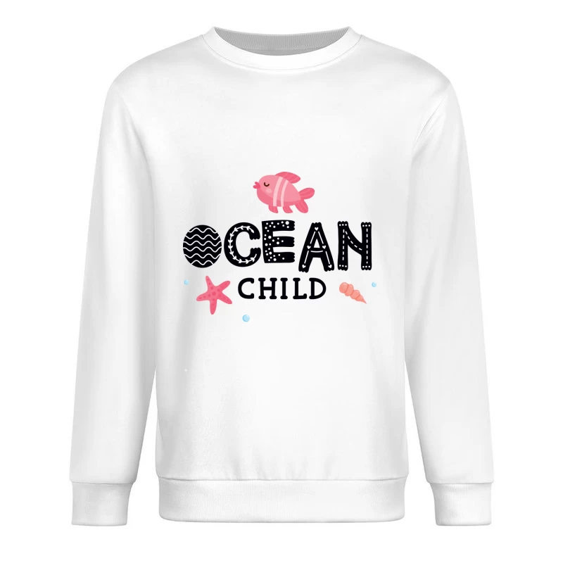 Enfant de l'océan avec motifs marins Homme Sweat-shirt à enfiler