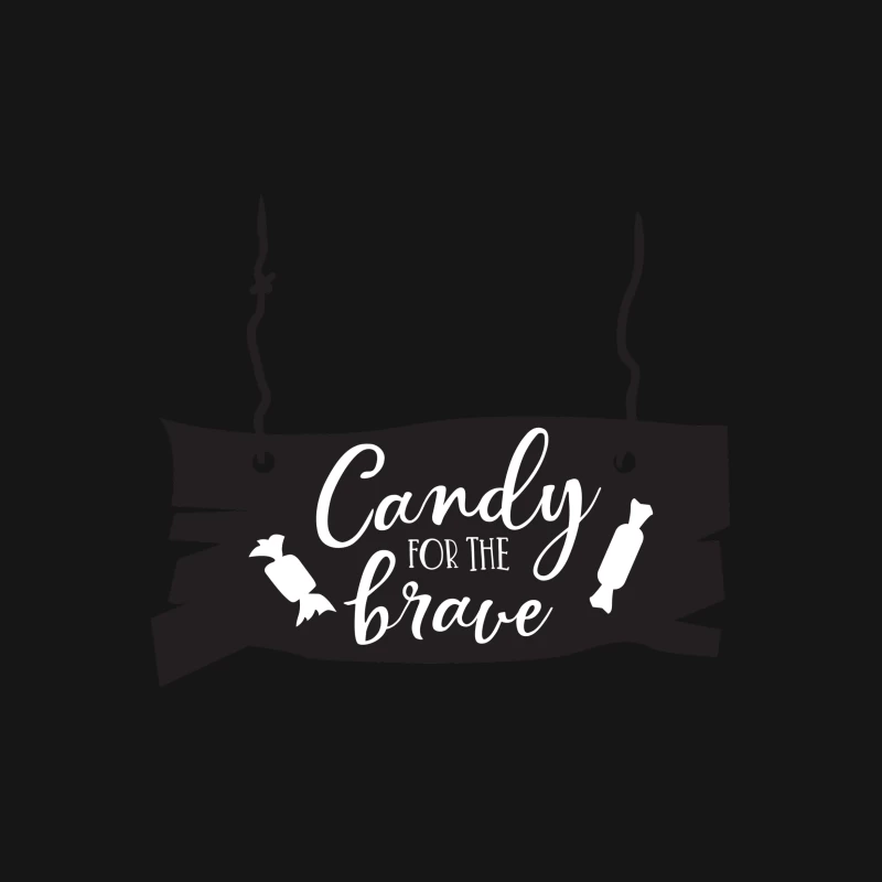 Affiche Bonbons pour les Courageux Femme T-Shirt