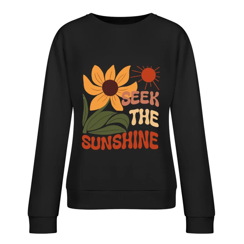 Suche den Sonnenschein Damen Pullover Sweatshirt