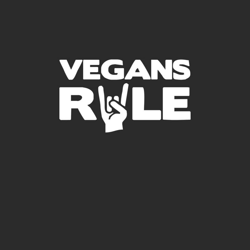 Vegans Rule Baseball Cap