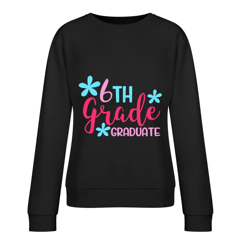 Diplôme de 6ème année coloré Femme Sweat-shirt à enfiler